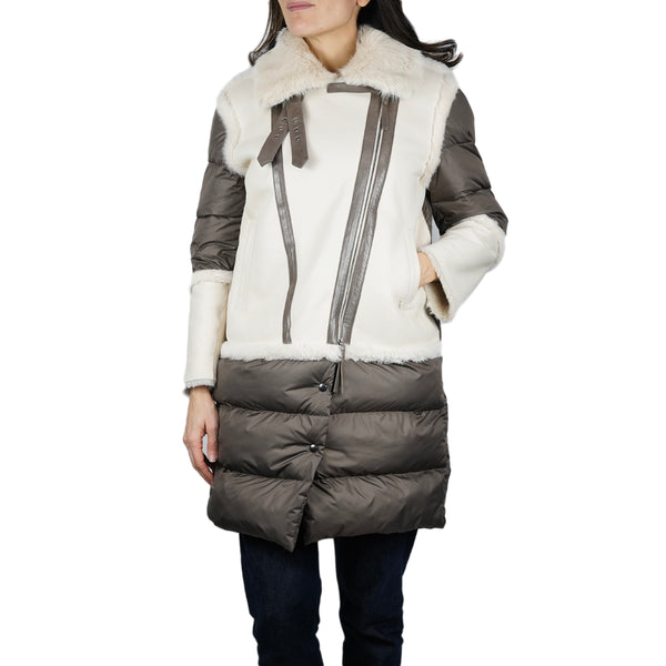 Henry Beguelin Down-filled Jacket Pacaja/Nylon Bronze