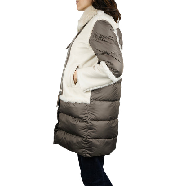 Henry Beguelin Down-filled Jacket Pacaja/Nylon Bronze