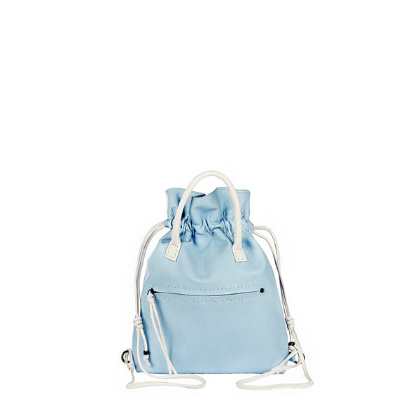 Henry Beguelin Floriana Backpack M Mousse Light Blue