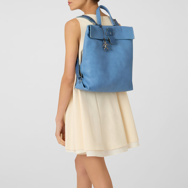 Henry Beguelin Amazzone Backpack Cervo Sky