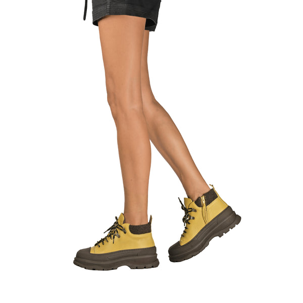 Henry Beguelin Ankle Boot Cervo Curry