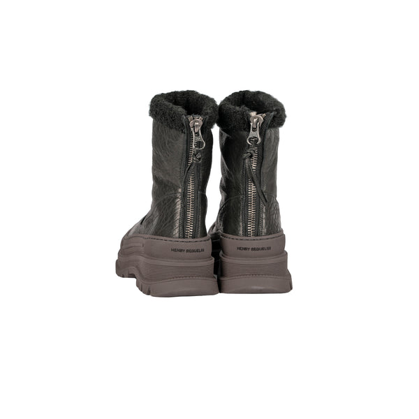 Henry Beguelin Ankle Boot Granellato Black