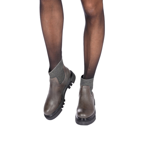 Henry Beguelin Ankle Bootie Ombreggiato Anthracite