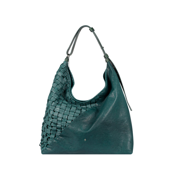 henry beguelin Bea Pocket L Intreccio Cesta Teal