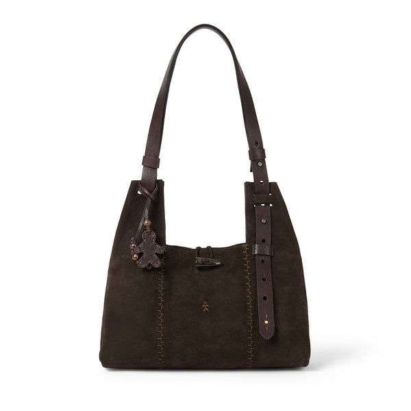 Henry Beguelin Betta M Shoulder Bag Camoscio Beige