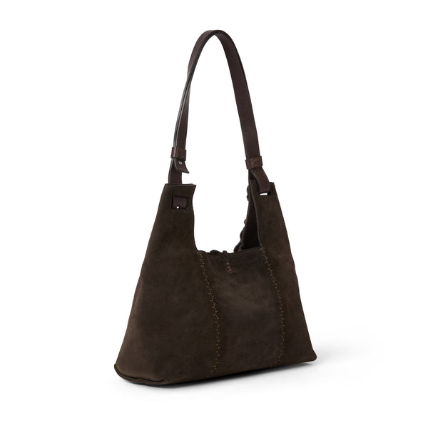 Henry Beguelin Betta M Shoulder Bag Camoscio Beige