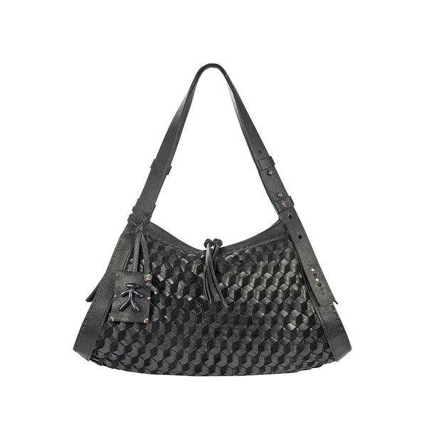 henry beguelin Boa Bauletto M Intreccio 3D Black
