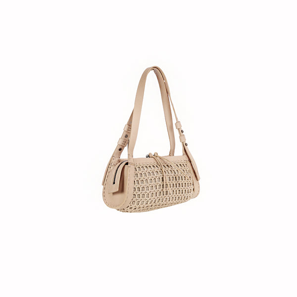 Henry Beguelin Boa Bauletto XS Crochet Beige