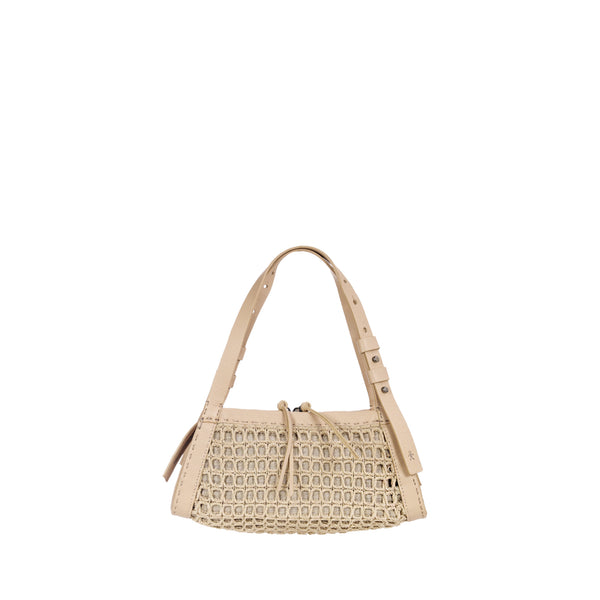 henry beguelin Boa Bauletto XS Crochet Beige