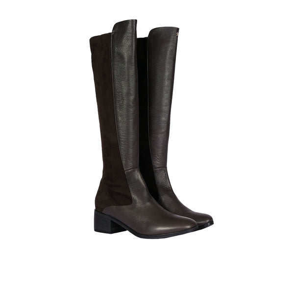 henry beguelin Boot Stretch Suede / Cervo Dark Brown