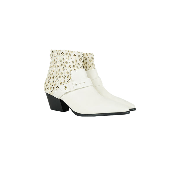 Henry Beguelin Bootie Baku Chalk White