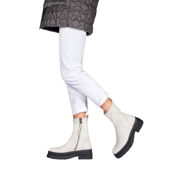 Henry Beguelin Bootie Mousse Chalk White