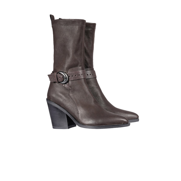 henry beguelin Bootie Stretch Nappa Coffee