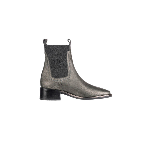 Henry Beguelin Bootie Vegetal Lamè Lead