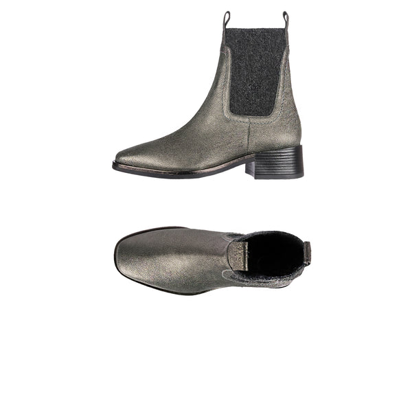 henry beguelin Bootie Vegetal Lamè Lead