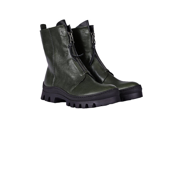 henry beguelin Bootie Zip Mojito Forest Green