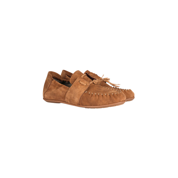 Henry Beguelin Car Shoe Camoscio Cognac