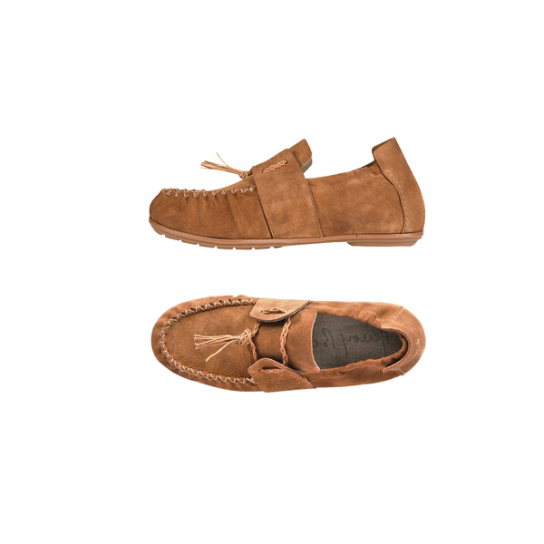 henry beguelin Car Shoe Camoscio Cognac
