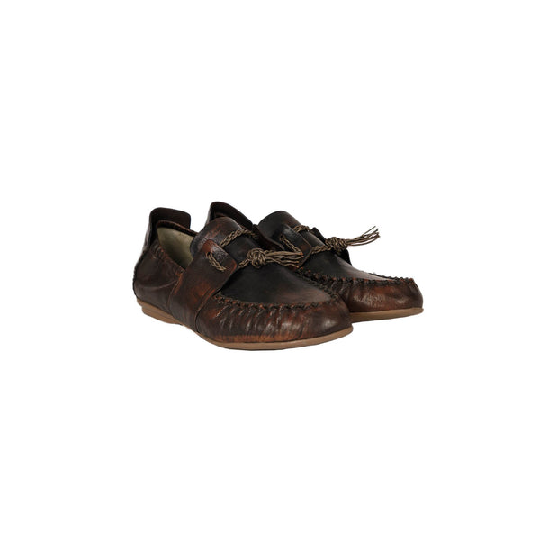 Henry Beguelin Car Shoe Sfumato Dark Brown