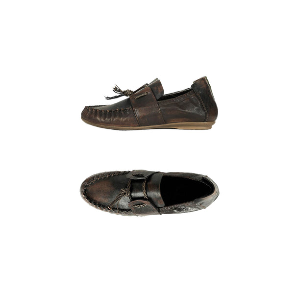 henry beguelin Car Shoe Sfumato Dark Brown