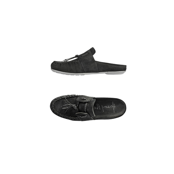 henry beguelin Car Shoe Slipper Camoscio Black