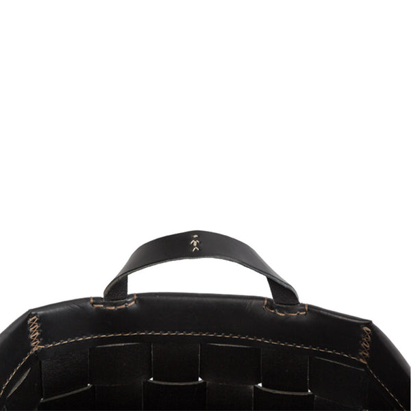 Henry Beguelin Cesta Quadrata Square Basket Black