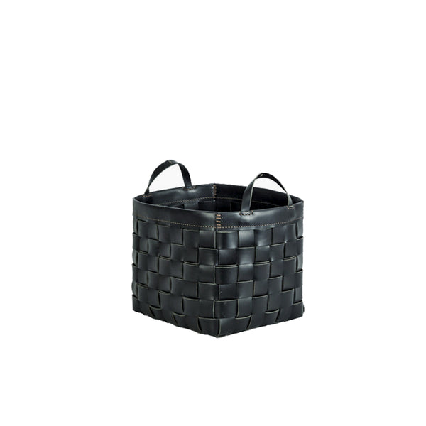 henry beguelin Cesta Quadrata Square Basket Black