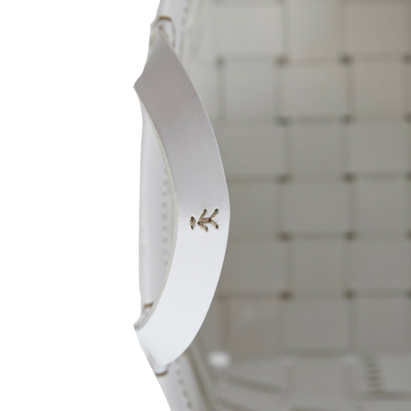 Henry Beguelin Cesta Quadrata Square Basket White