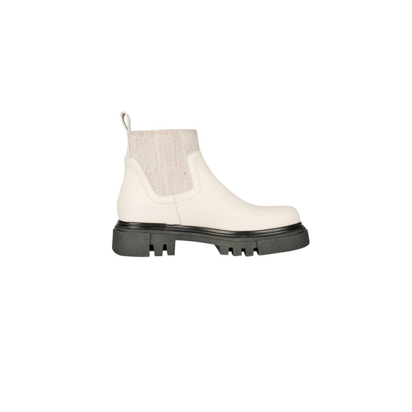 Henry Beguelin Chelsea Boot Muflone Chalk White