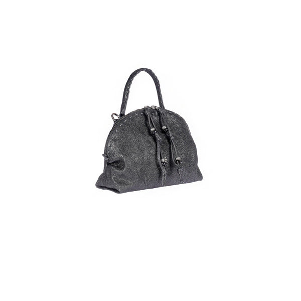 Henry Beguelin Clara Micro Vegetal Lamè Black