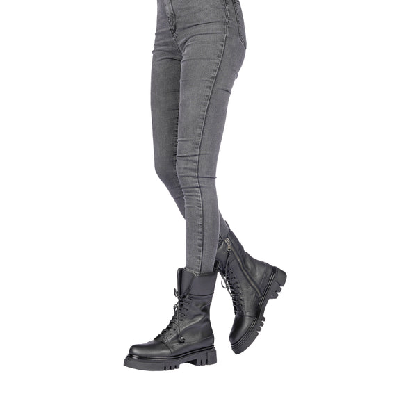 Henry Beguelin Combat Boot Muflone Black