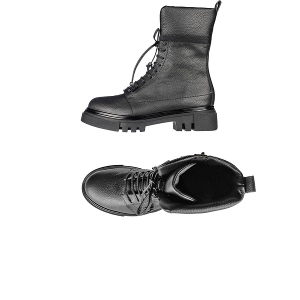 Henry Beguelin Combat Boot Muflone Black