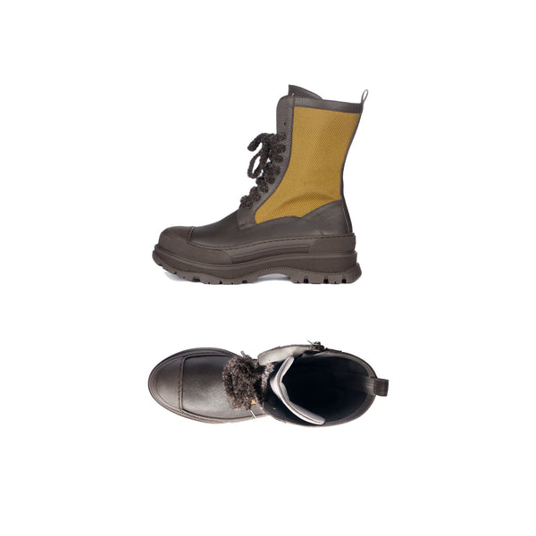 Henry Beguelin Combat Boot Nylon Curry