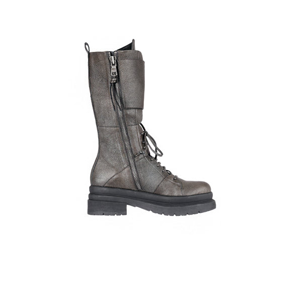 Henry Beguelin Combat Boot Ombreggiato Anthracite