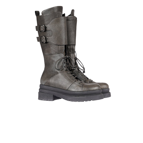 henry beguelin Combat Boot Ombreggiato Anthracite