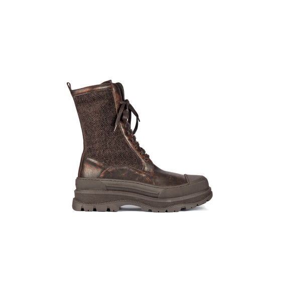 Henry Beguelin Combat Boot Sfumato Ebony