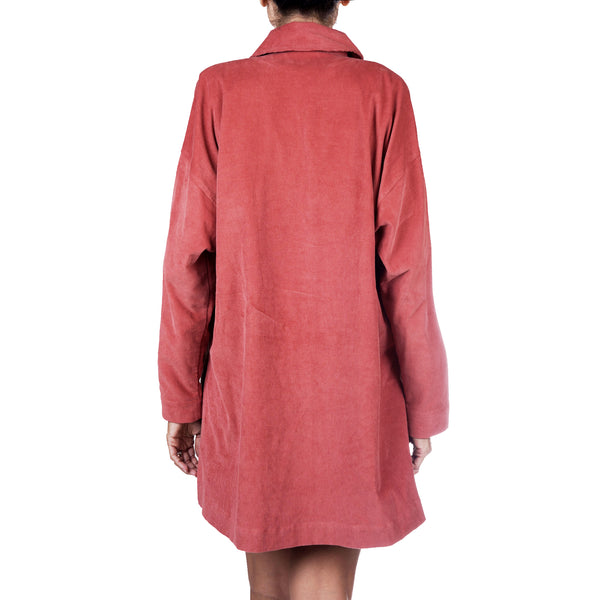 Henry Beguelin Cotton Jacket Velluto Burgundy