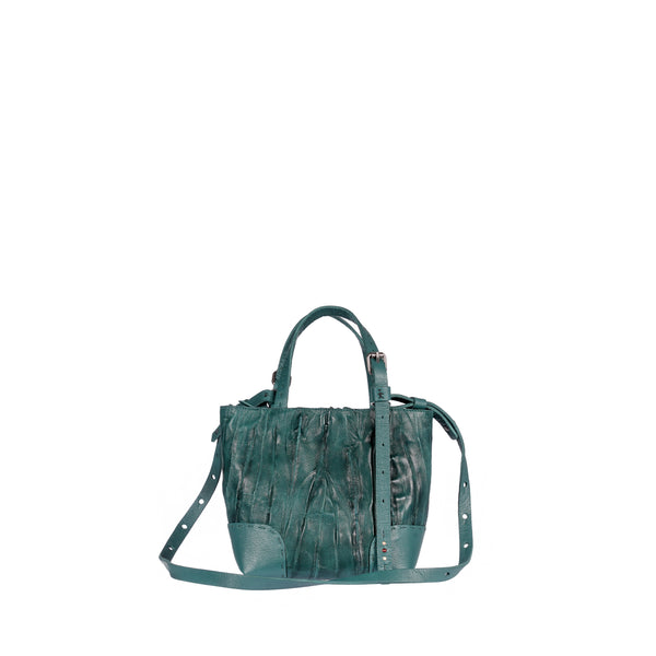 henry beguelin Daria S Zip Plissettato Teal