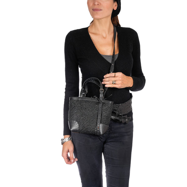Henry Beguelin Daria S Zip Rete Lamè Black