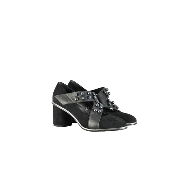 henry beguelin Décolleté Perle Suede Black