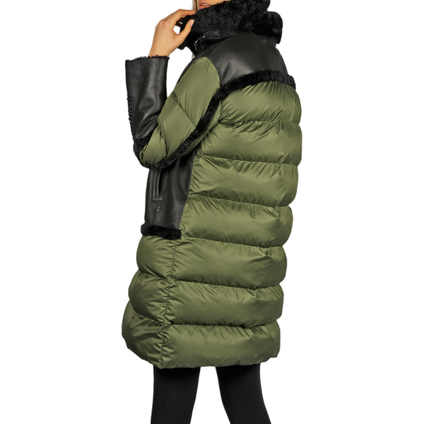 Henry Beguelin Down-Filled Coat Pacaja Black / Green