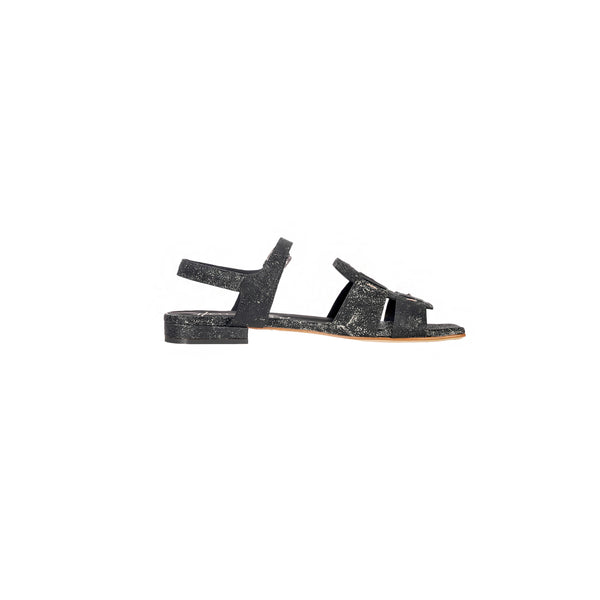 Henry Beguelin Flat Sandal Vintage Black