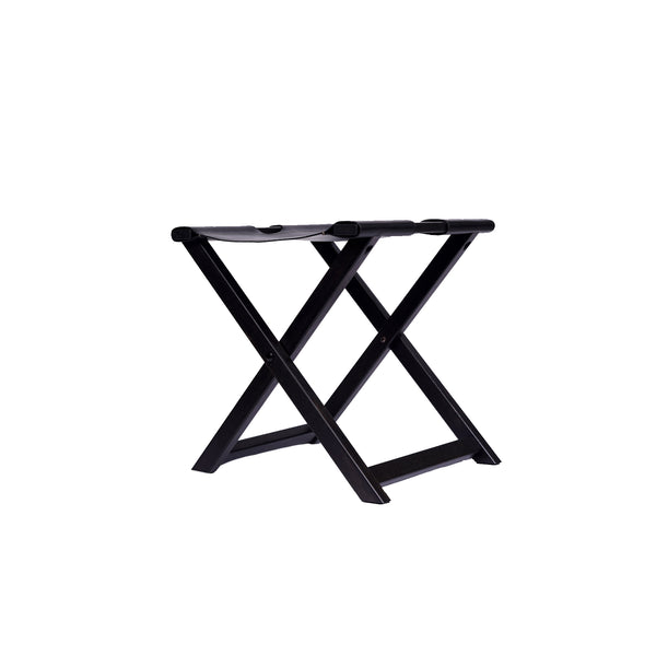 henry beguelin Foldable Stool Cuoio Black