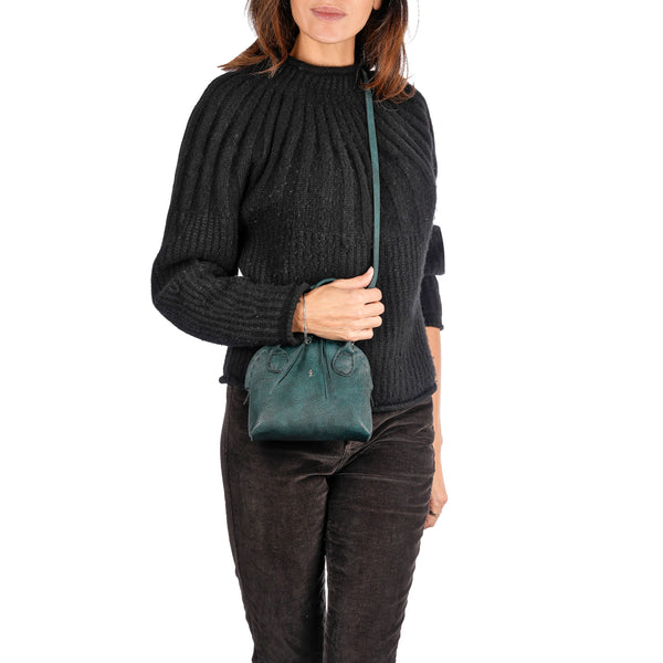 Henry Beguelin Fungo Bag Micro Ombreggiato Teal