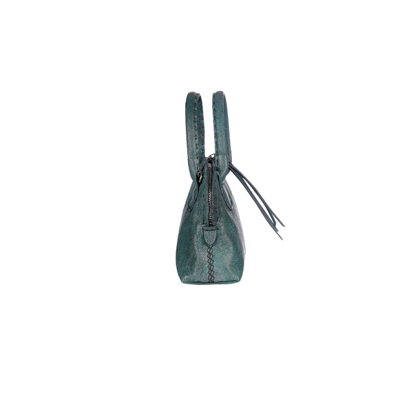 Henry Beguelin Fungo Bag Micro Ombreggiato Teal