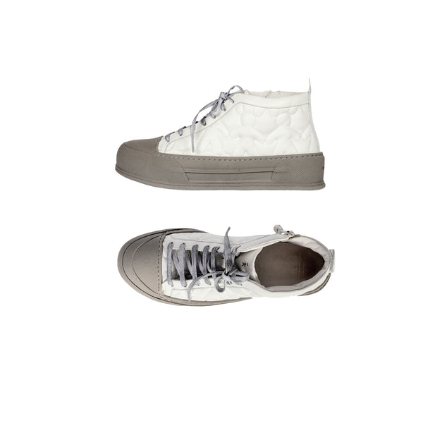 Henry Beguelin High Sneaker Omino Trapuntato White