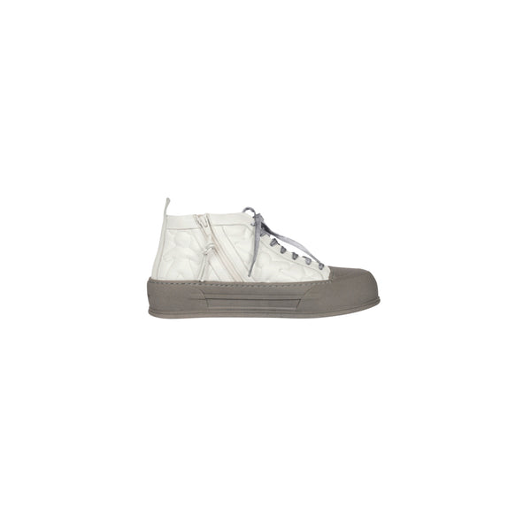Henry Beguelin High Sneaker Omino Trapuntato White