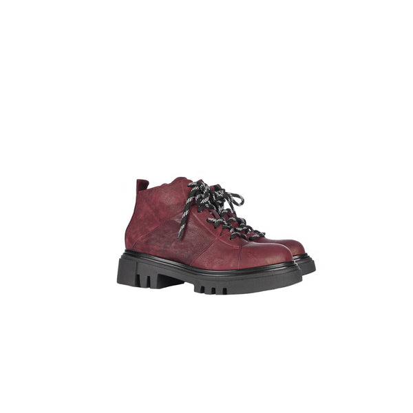 Henry Beguelin Hiker Boot Grattato Burgundy