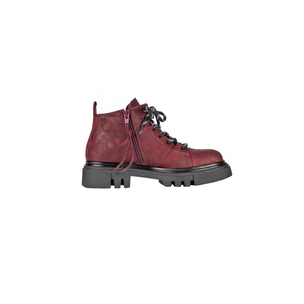 Henry Beguelin Hiker Boot Grattato Burgundy