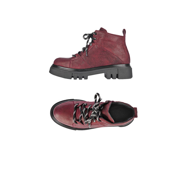 henry beguelin Hiker Boot Grattato Burgundy